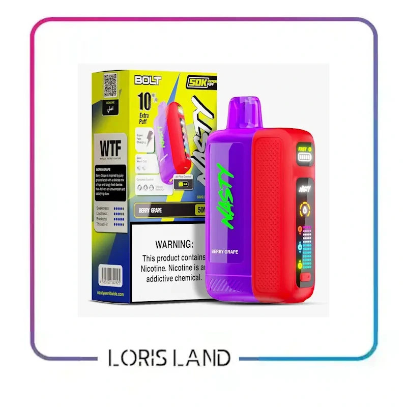 پاد یکبار مصرف انگور میکس بری نستی ۵۰ هزار پاف